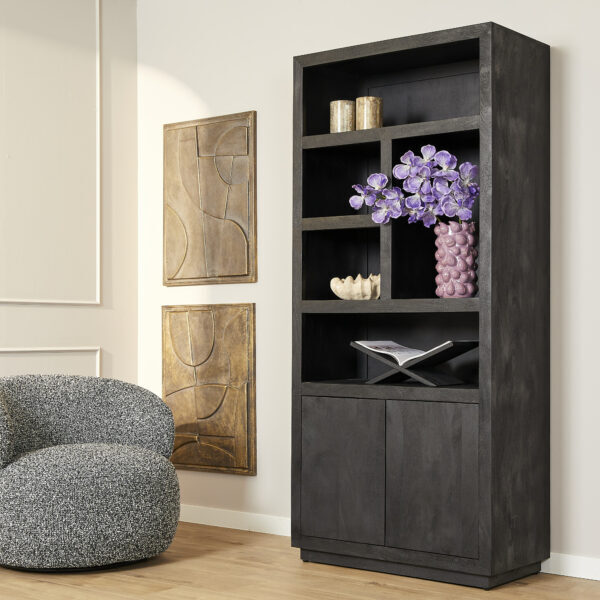 Brussel, leverbaar in kleuren Black, Walnut en Sand