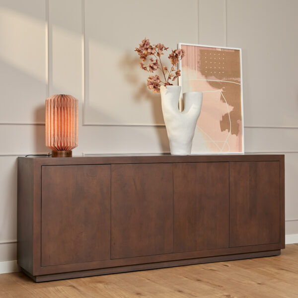 Brussel, leverbaar in kleuren Black, Walnut en Sand