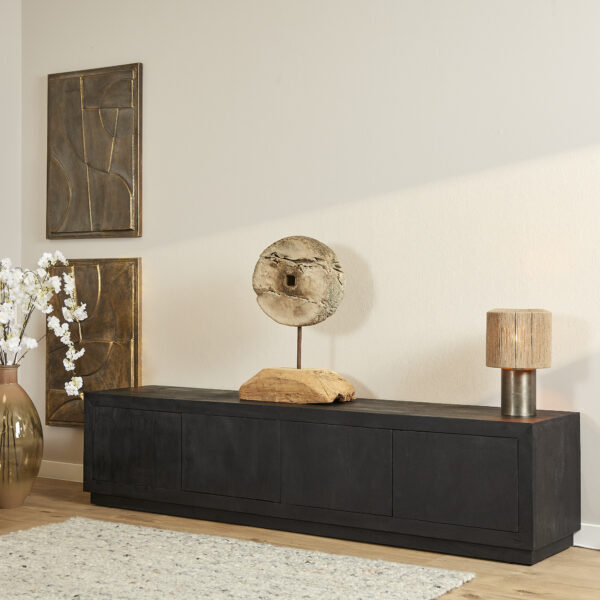Brussel, leverbaar in kleuren Black, Walnut en Sand