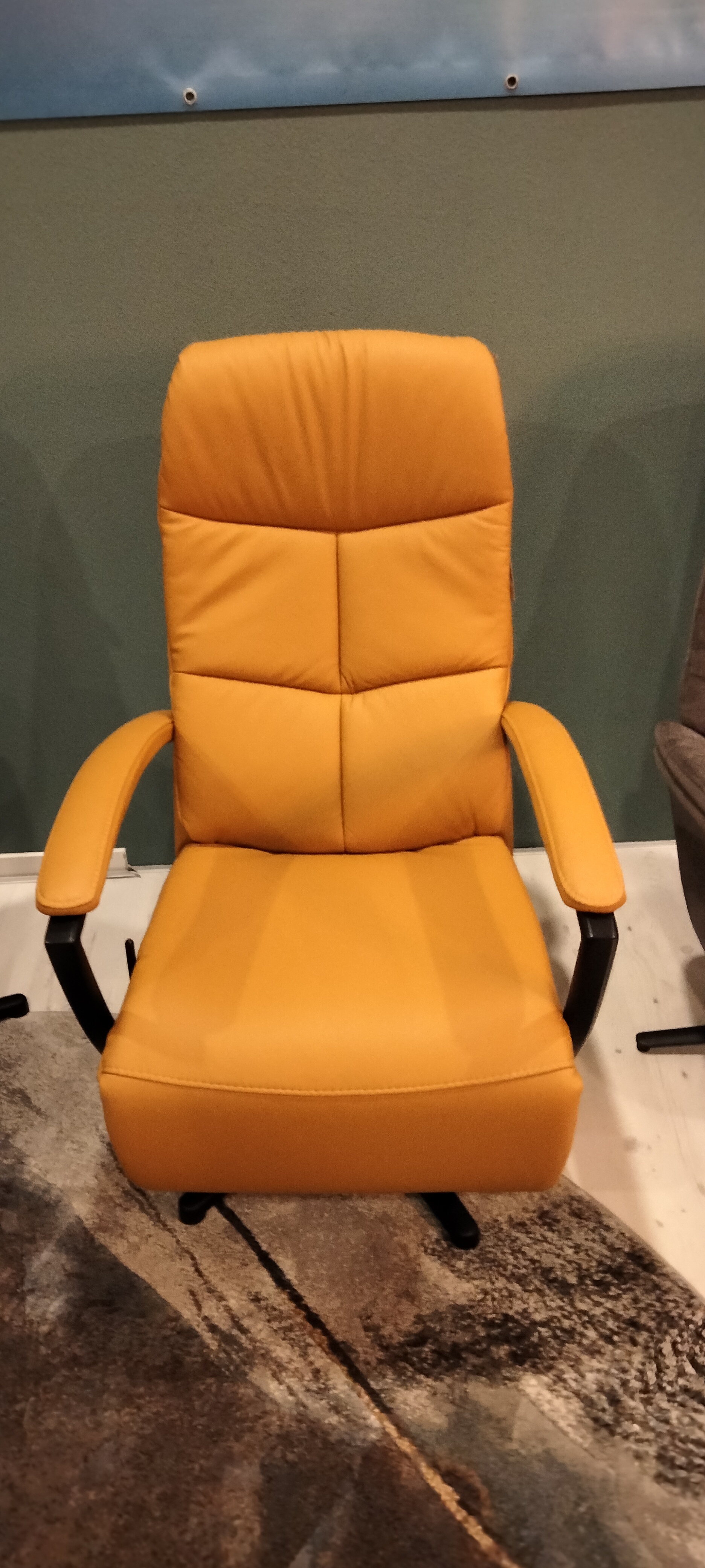 Showroommodel relaxfauteuil leder