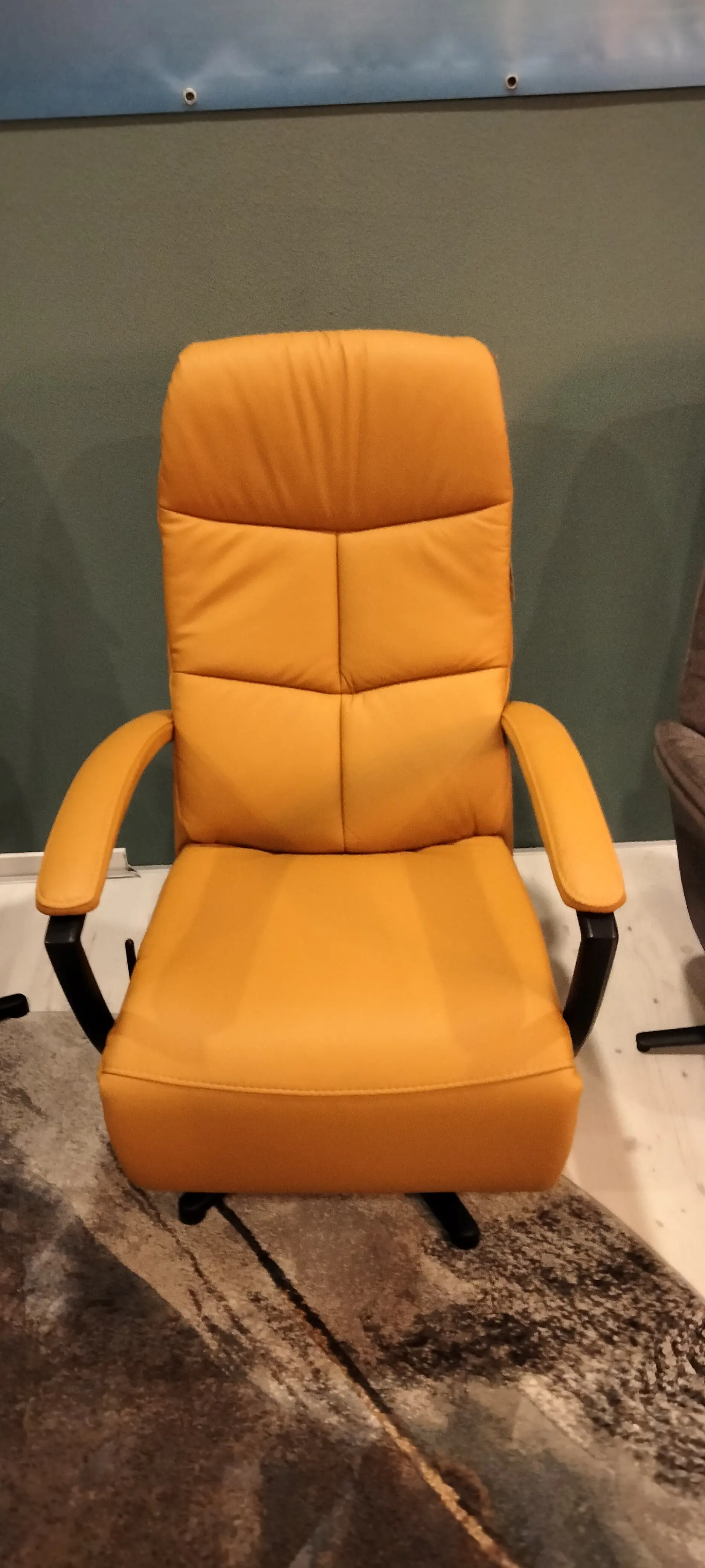 Afhaal showroommodel, relaxfauteuil leder