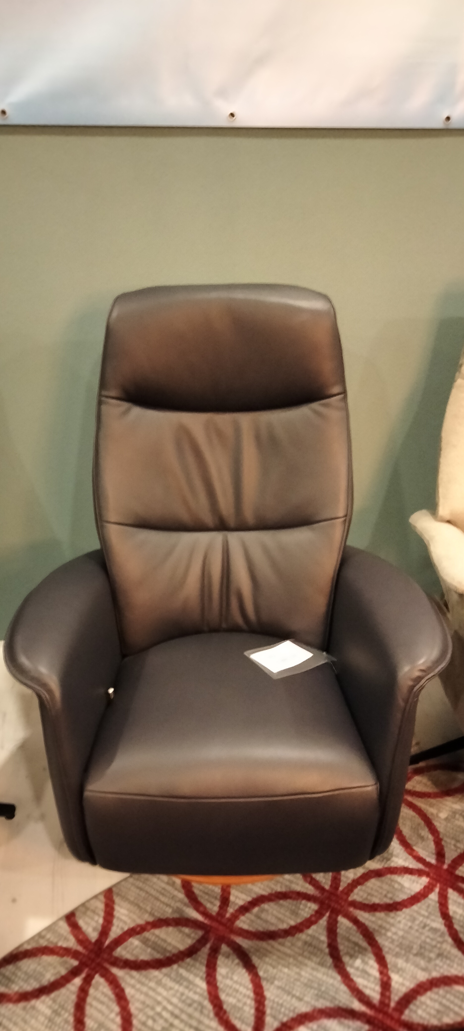 Afhaal showroommodel, relaxfauteuil leder