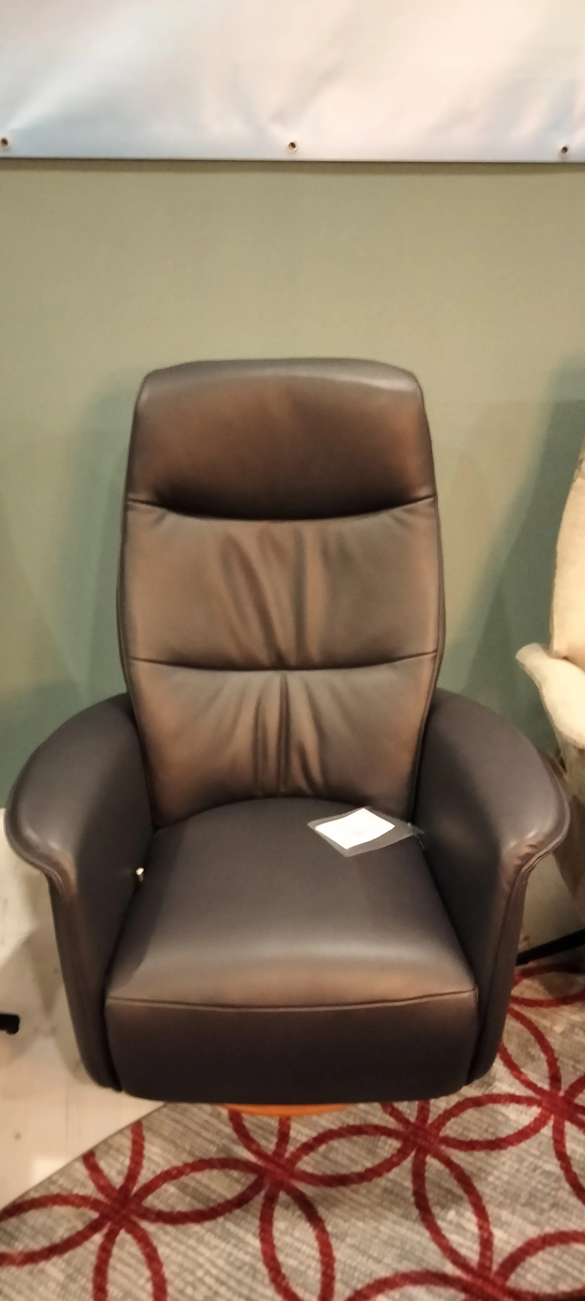 Afhaal showroommodel, relaxfauteuil leder